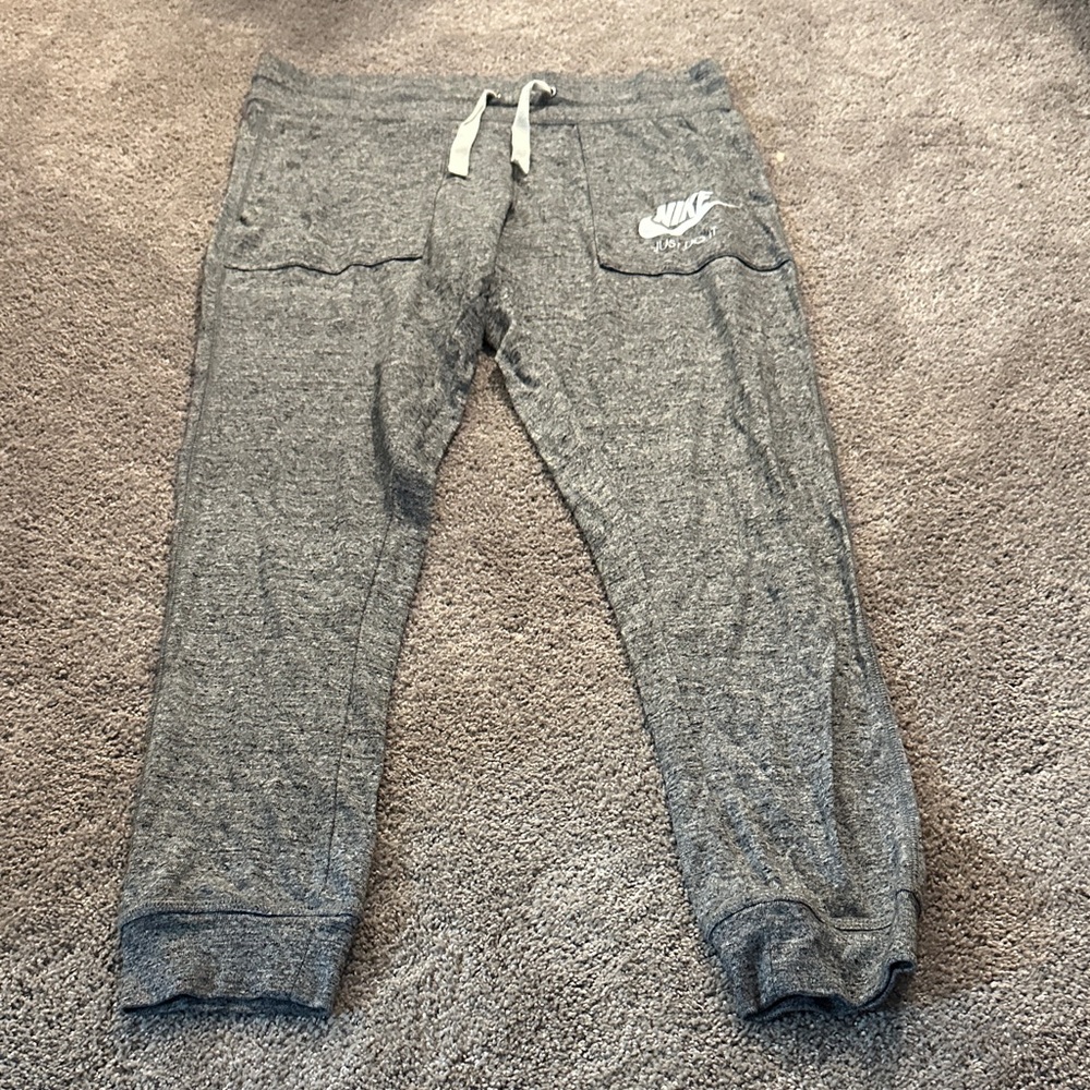 Nike Kids Heather Gray Sweatpants